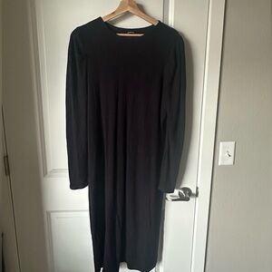 Express XL long black sweater dress ribbed